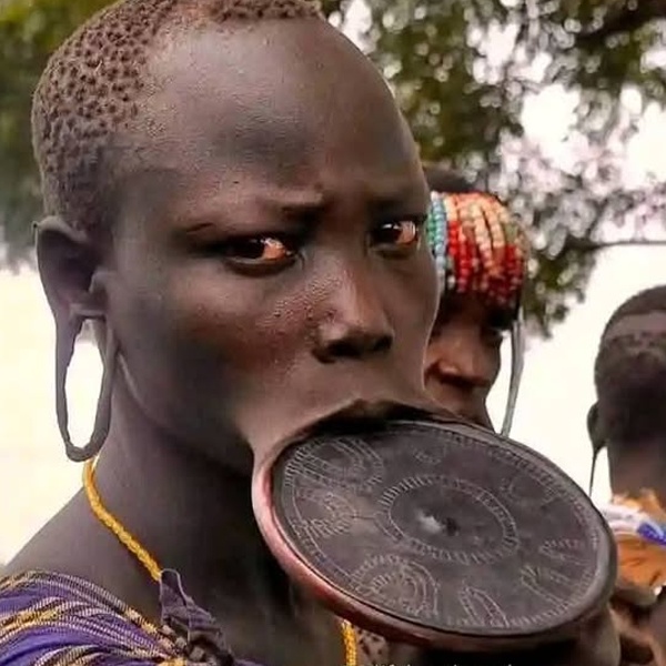 Women from Botocudo tribe of Eastern Brazil wearing wooden lip plugs showing cultural modesty and adornment practices Women from Botocudo tribe of Eastern Brazil wearing wooden lip plugs showing cultural modesty and adornment practices