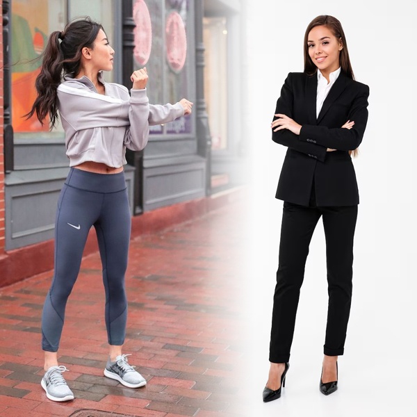 Enclothed cognition concept showing how formal attire and clothing choices influence psychological processes and behavior