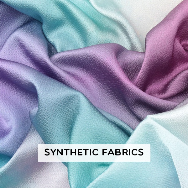 Synthetic fabrics including nylon and polyester that revolutionized 20th century clothing industry with affordable materials
