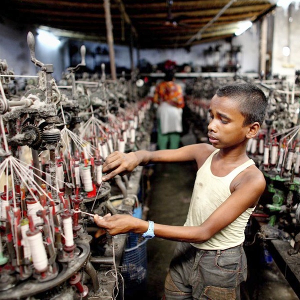 Child labor in textile and fashion industry with 170 million children forced into garment manufacturing worldwide Child labor in textile and fashion industry with 170 million children forced into garment manufacturing worldwide
