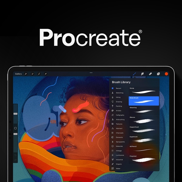 Fashion designer creating digital sketches and color experiments on iPad using Procreate app