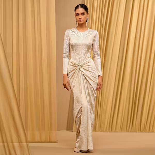 Embellished festive co-ord set with silk blend fabric for Diwali celebrations 2026 Embellished festive co-ord set with silk blend fabric for Diwali celebrations 2026