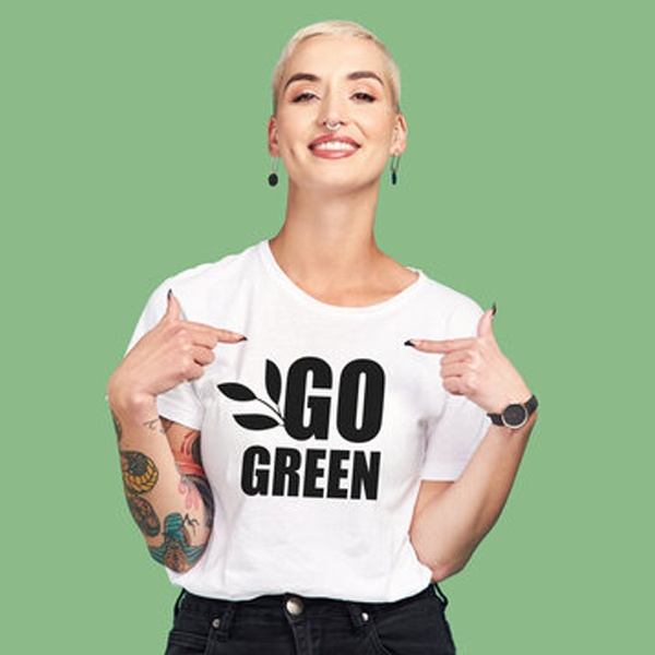 Go green environmental protection through sustainable fashion choices and eco-friendly clothing consumption habits