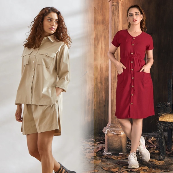 Well-designed clothing with functional details like pockets demonstrating aesthetic usability in fashion