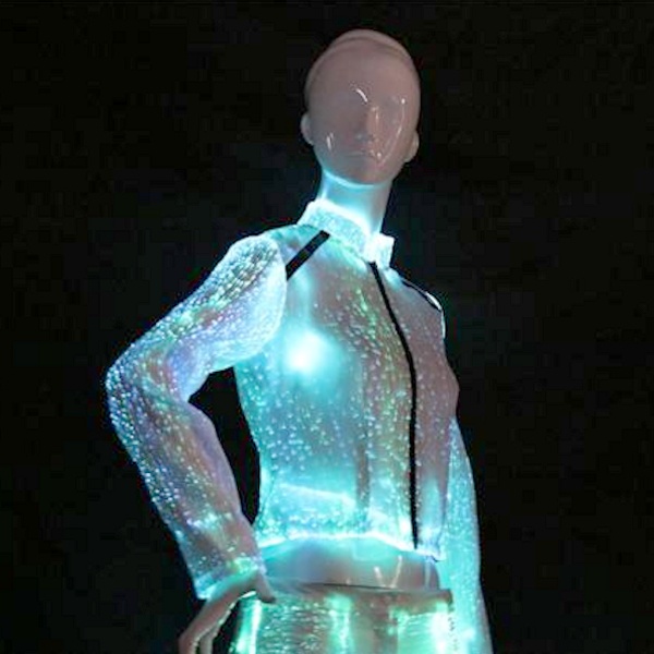 Smart fabrics and wearable technology revolutionizing fashion with temperature-sensing materials self-adjusting jackets LED-embedded color-changing dresses fitness wearables and smartwatches blending style with functionality