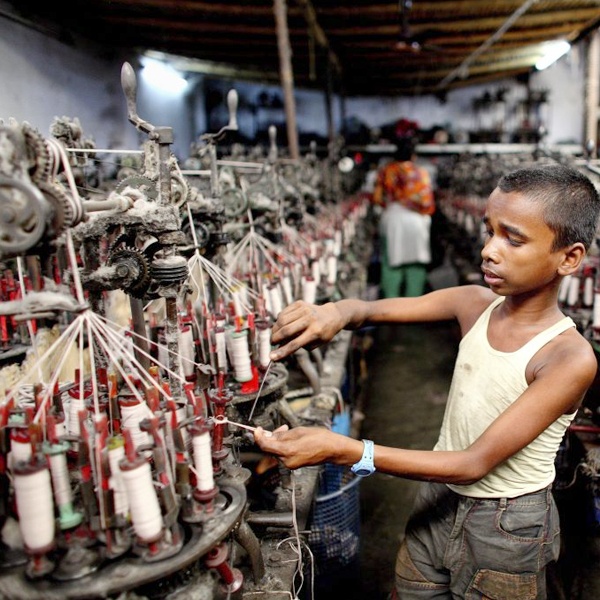 Child labor and forced labor practices prevalent in the fashion industry's garment factories