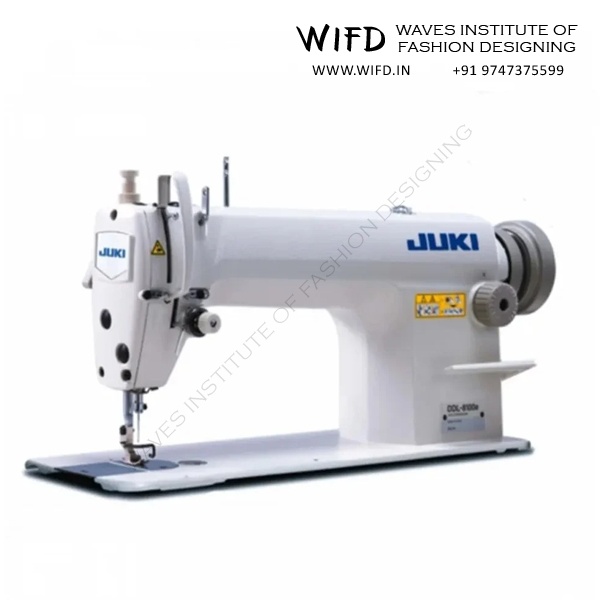 Professional single needle lockstitch industrial sewing machine for straight stitching on light to heavy weight fabrics