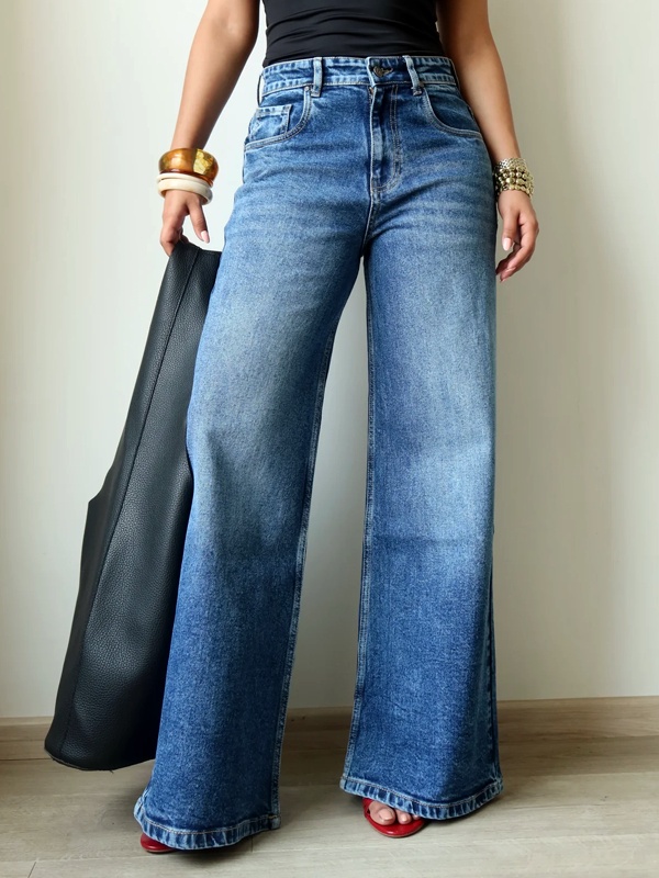 Stone washed denim with pumice stones creating soft faded vintage appearance