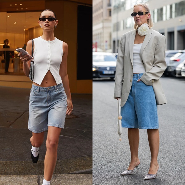 Fashion forecast showing future trends and evolution of jorts in contemporary style