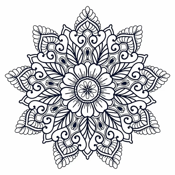 Floral mandala design with lotus petals and nature-inspired organic patterns Floral mandala design with lotus petals and nature-inspired organic patterns