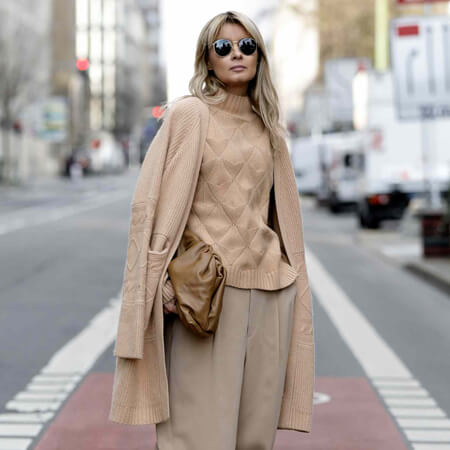 Monochrome Styling with Different Textures and Fabrics