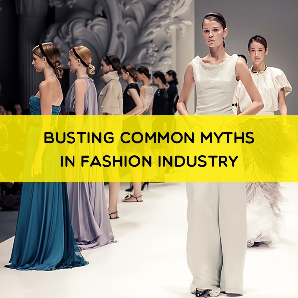 Fashion industry professionals working in design studio debunking common career myths