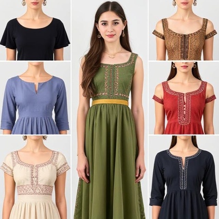 Different Type of Necklines for Different Occasions