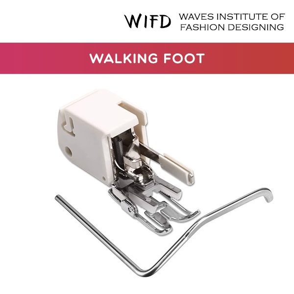 Walking foot moving fabric from top and bottom simultaneously preventing slipping in layered projects