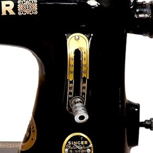 Stitch length regulator controlling distance between stitches for different fabrics