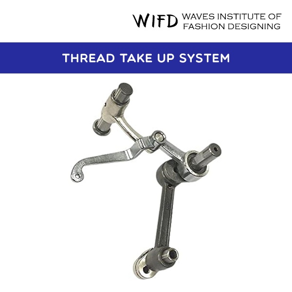 Sewing machine thread tension system and take-up lever controlling upper thread tightness during stitch formation Sewing machine thread tension system and take-up lever controlling upper thread tightness during stitch formation