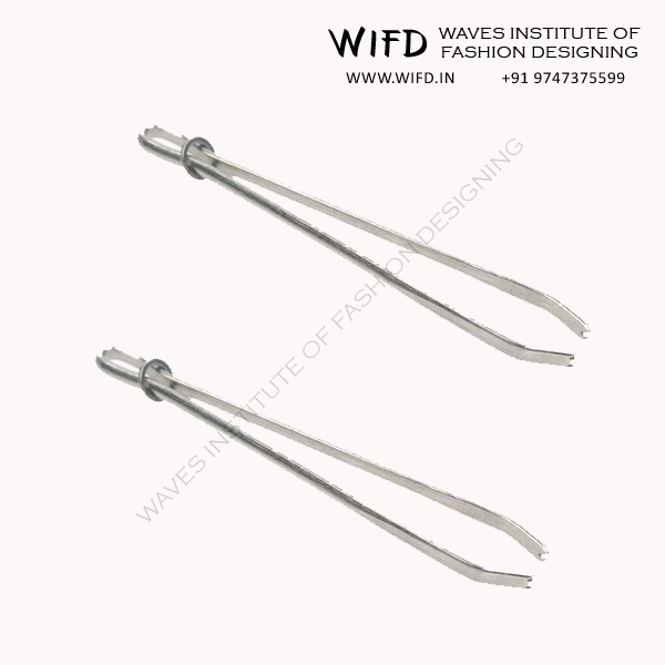 Bodkin blunt needle-like tool for pulling cord, elastic, tape, or ribbon through fabric casings and channels
