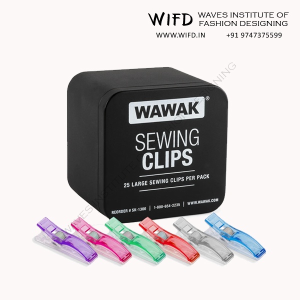 Strong fabric clips for holding multiple fabric layers together, especially useful for thick or delicate materials