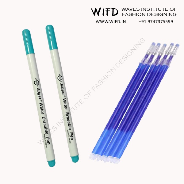 Frixion erasable pens with thermo-sensitive ink for making clear fabric marks that disappear with heat or friction