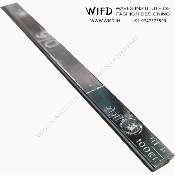 One meter scale rigid ruler for measuring and marking long straight lines on fabric for skirts and trousers