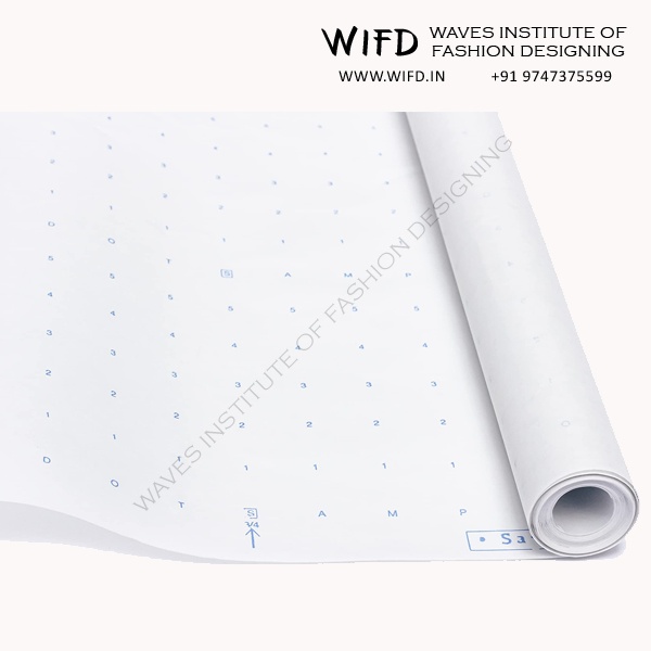 Lightweight pattern paper for drawing, tracing and cutting garment patterns for accurate fabric cutting