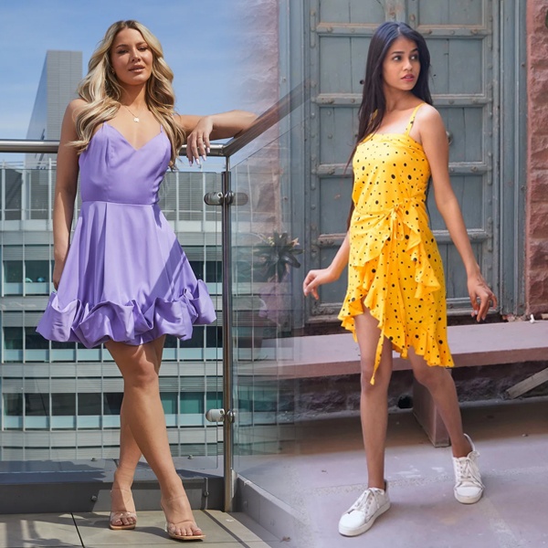 Trendy Mini Dresses with Playful Hemlines - Spring 2026 Women's Fashion