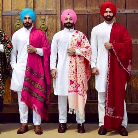 Traditional Costume of Men in Punjab