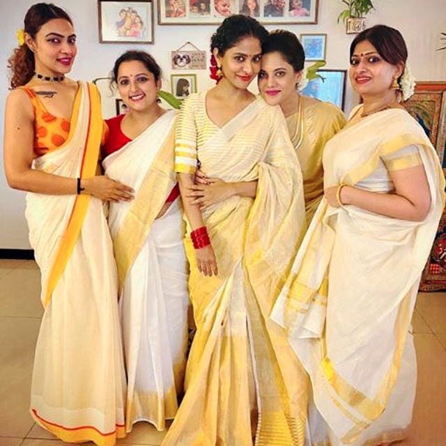 Traditional Attire for Vishu